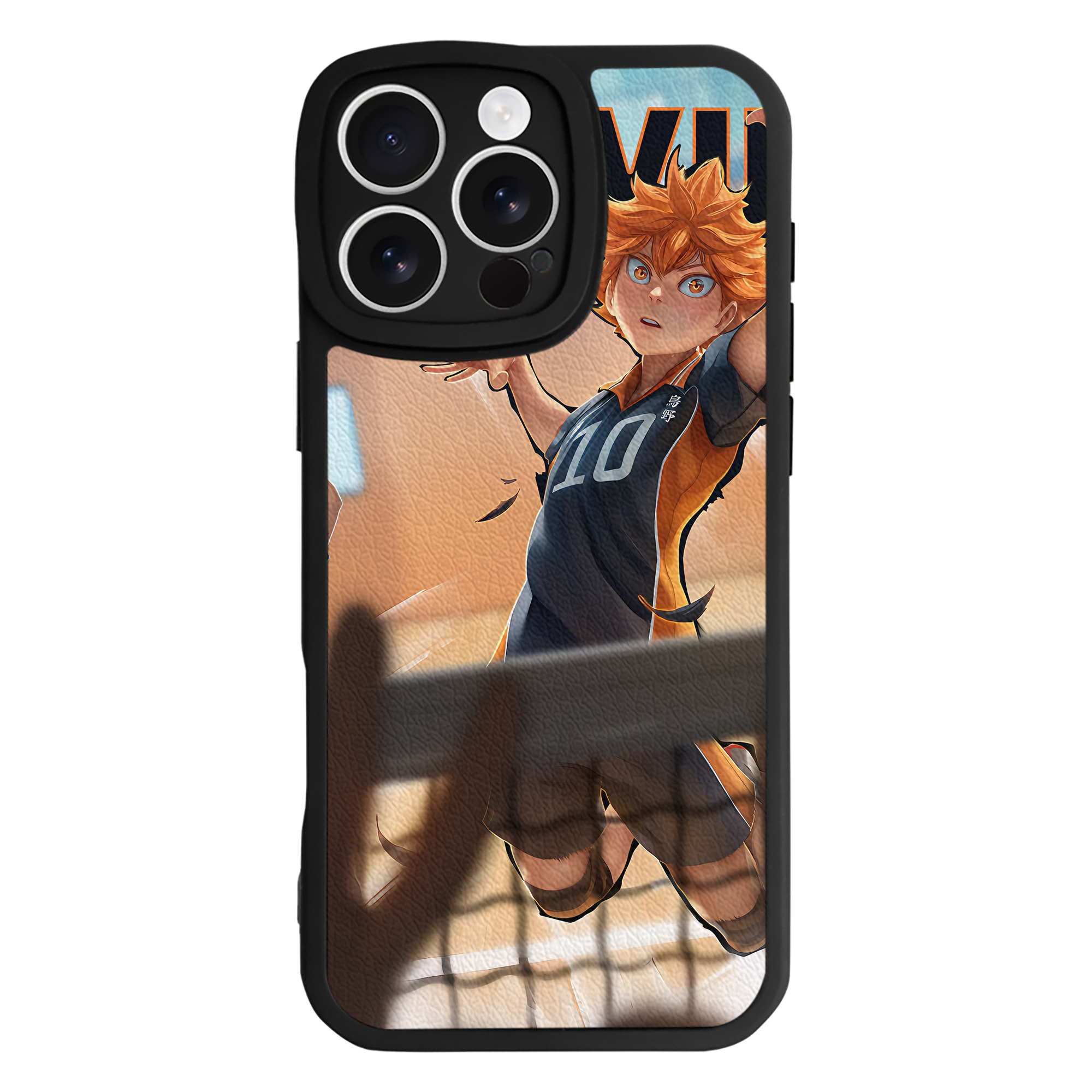 （画像用） ハイキュー!! Haikyu!! 【iPhone 16シリーズ対応】シリコンスマホケース（レザー調） 材質：シリコン